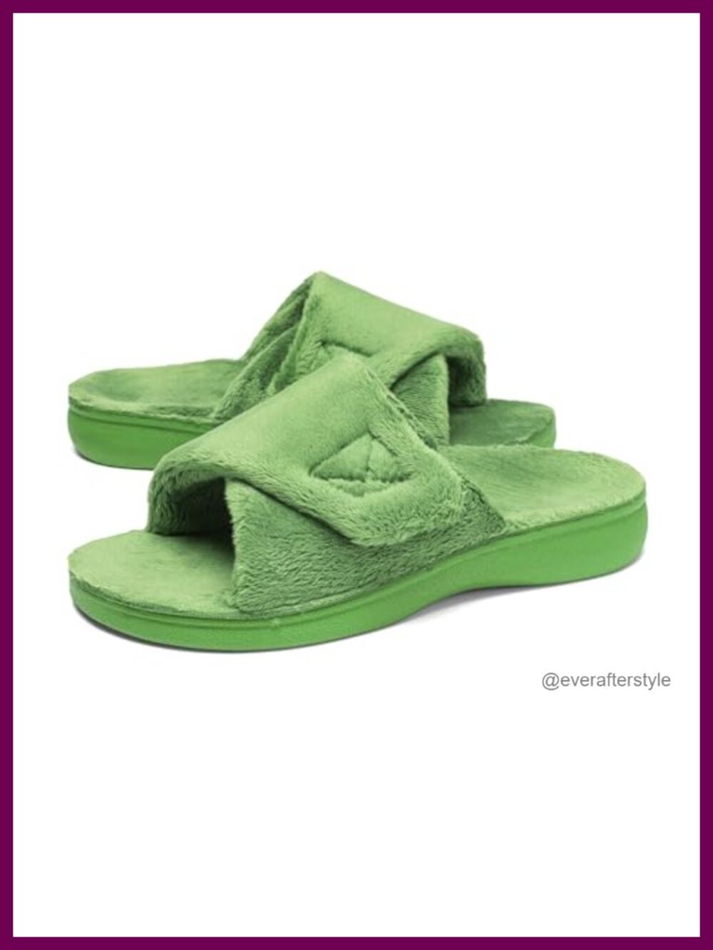 Orthopedic Arch Support Adjustable Fuzzy Slide Slippers